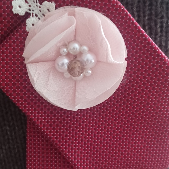 Upcycled Tie Necklace: - Picture 3 of 6